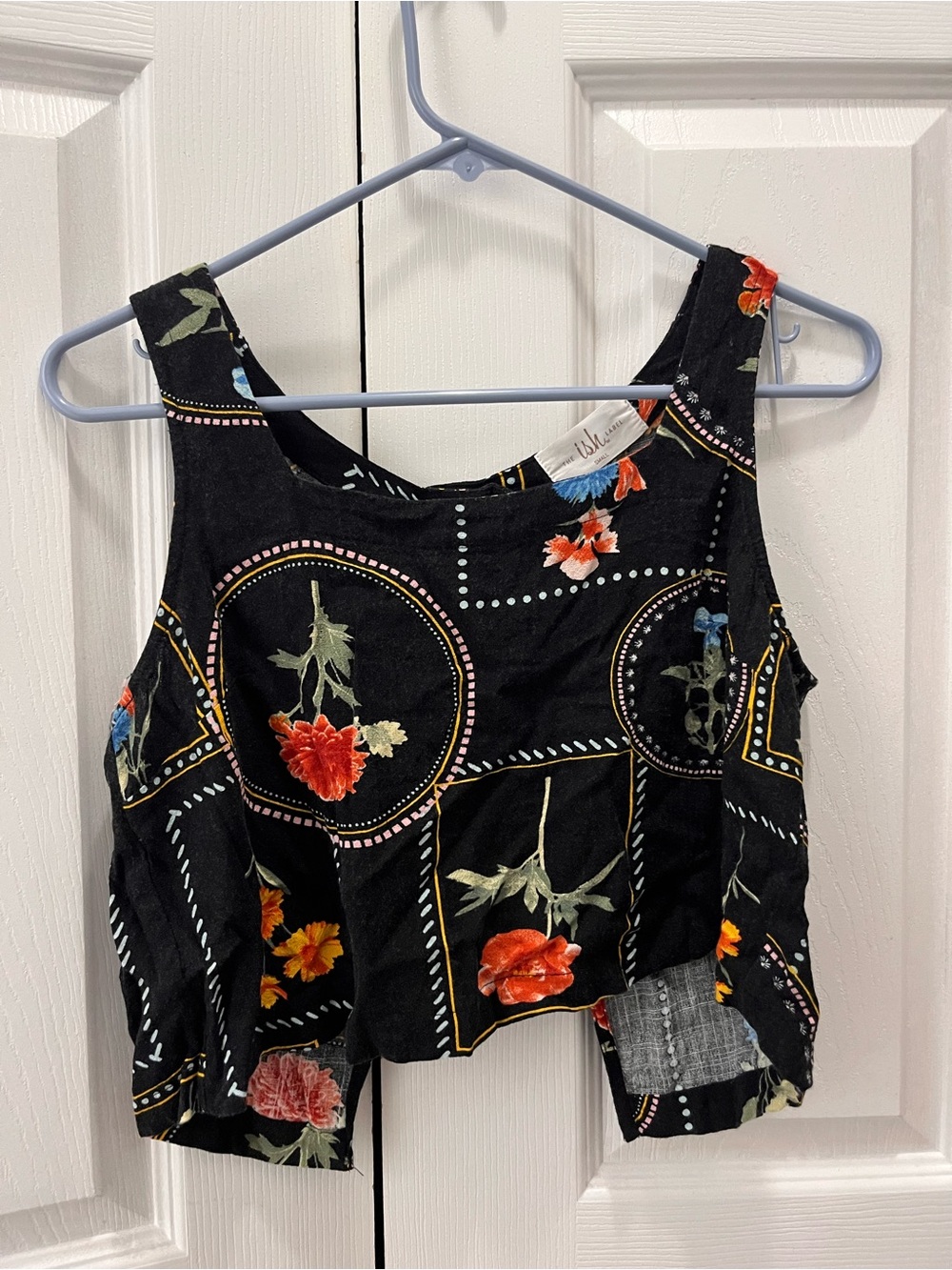 Black Floral Matching Set
